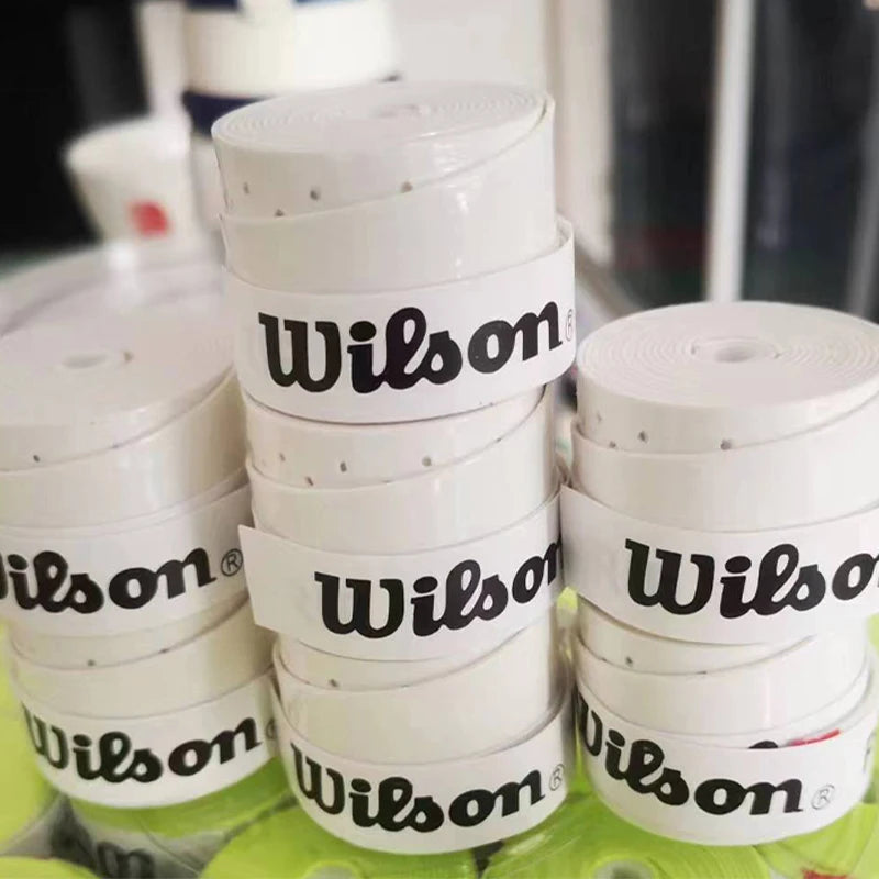 15/30PCS Wilson Tennis Overgrip PU Tennis Racket Sweat Band Absorption Grip Badminton Racket Handle Grip Tennis Griptape