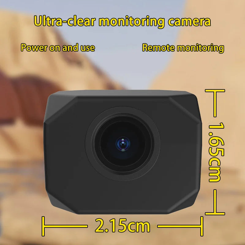 4K HD WiFi Security Camera for Home Mini Smart Indoor IP Surveillance with APP Remote Monitoring Portable Design 2026