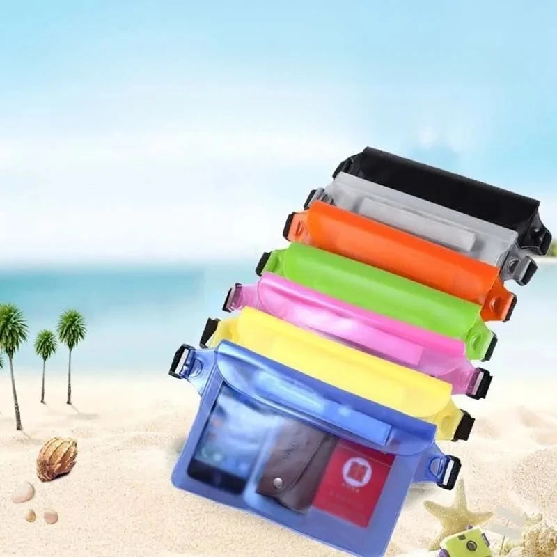 Floatable Waterproof Pouch for Aquatic Activities - Multi-Sport Dry Bag with Phone Compartment (Beach/Surf/Boating)