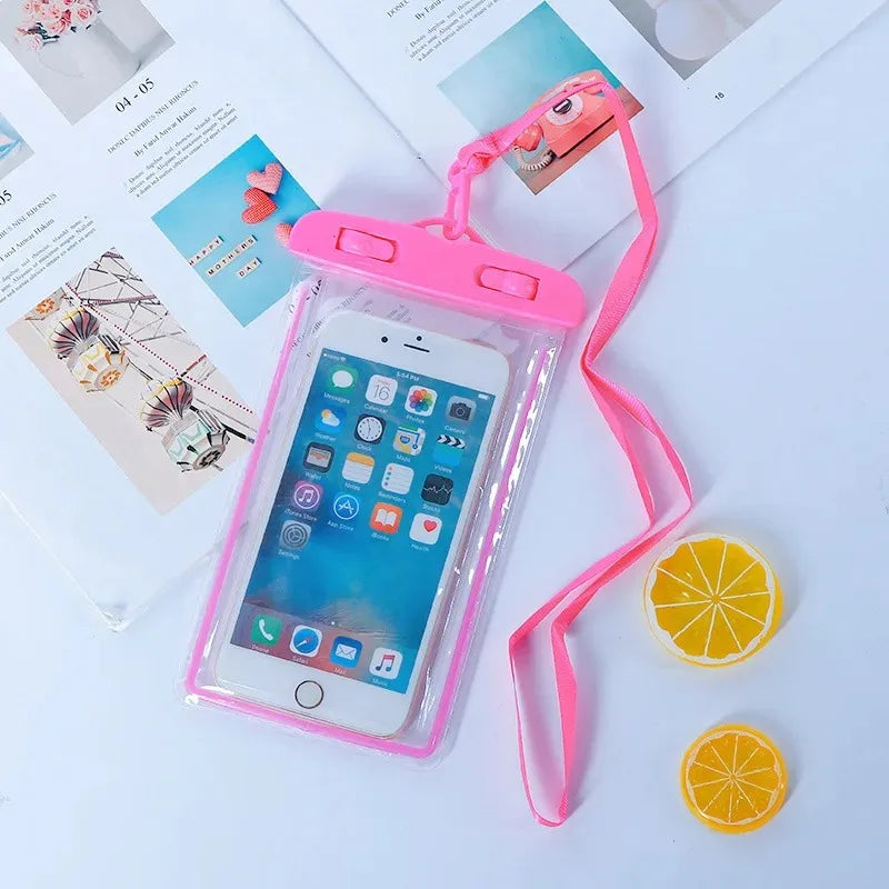 New Universal Waterproof Phone Pouch – 6 Inch Dry Bag Case for Swimming, Diving, Beach & Underwater Protection