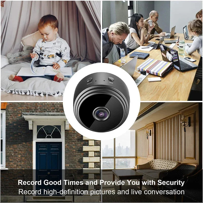 1080P WiFi Wireless Mini Security Camera HD Indoor Night Vision Motion Detection Secret Surveillance Home Protection SmartCamera