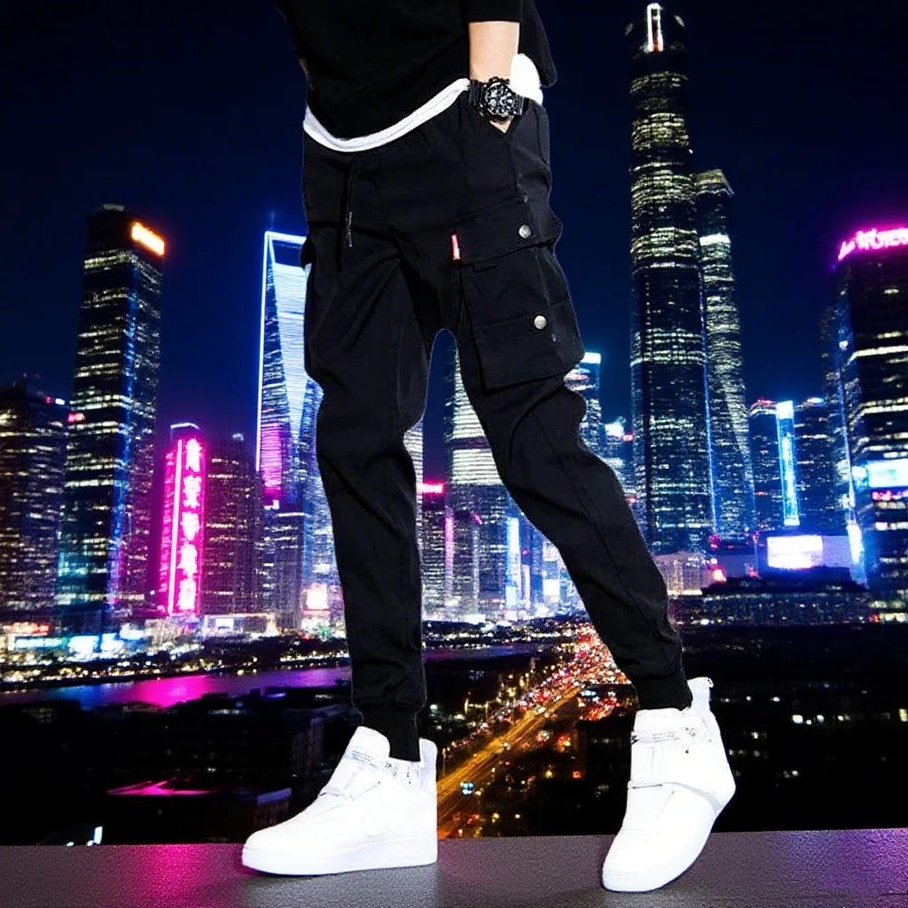 New Men Cargo Tactical Pants Work Combat Multi-pockets Casual Training Trousers Overalls Clothing Joggers Hiking Mens Cargo Pant