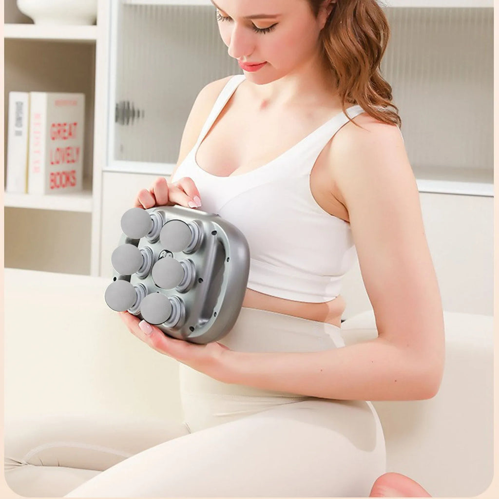 6  Body Massager 6  Muscle Massager High Frequency Vibration Professional 9 Modes 6 Heads Electric Massager for Home Gym