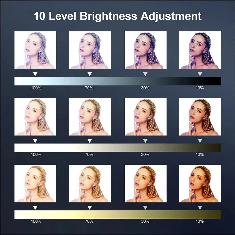 30cm Dimmable LED Selfie Ring Light without Tripod 12inch Led Round Ring Light Photography Ringlight for Tiktok Video Live Lamp