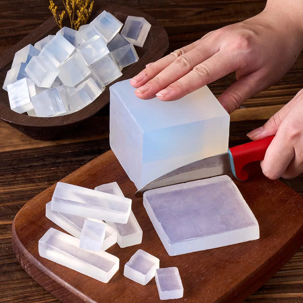 1000g Glycerin Soap Base DIY Handmade Soap Base Transparent White Melt Pour Making Soap Aromath Bath Raw Materials Wholesale