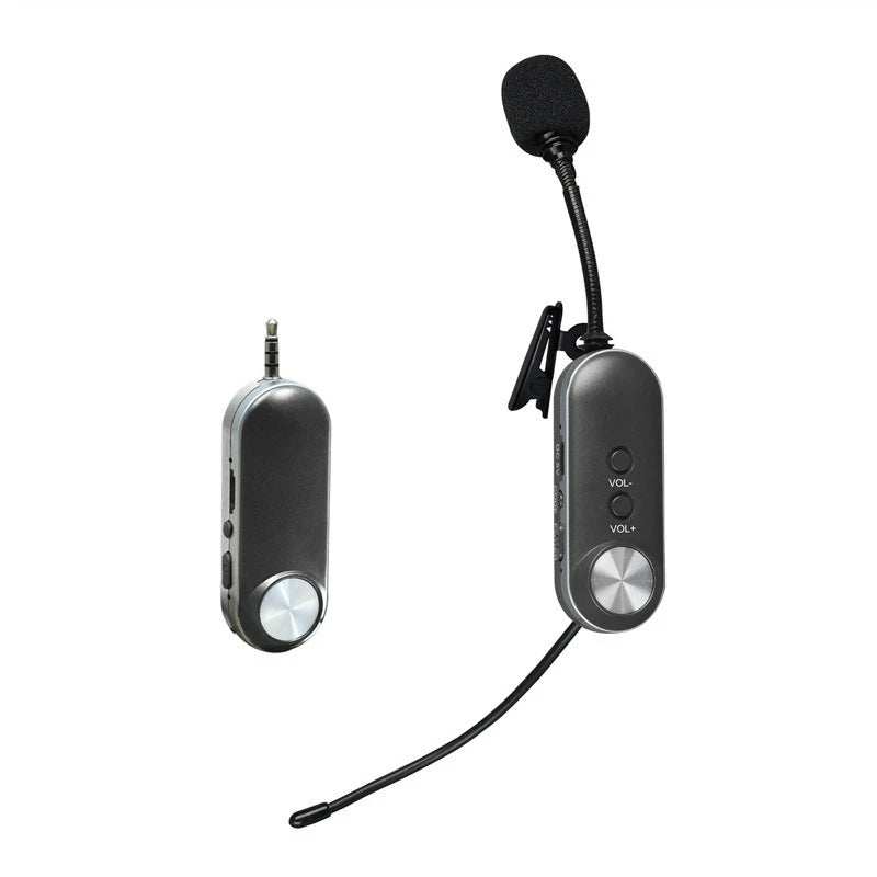 Wireless Microphone Saxophone UHF with Receiver and Transmitter Condenser Recording Live Show for Saxophone Musical Instrument