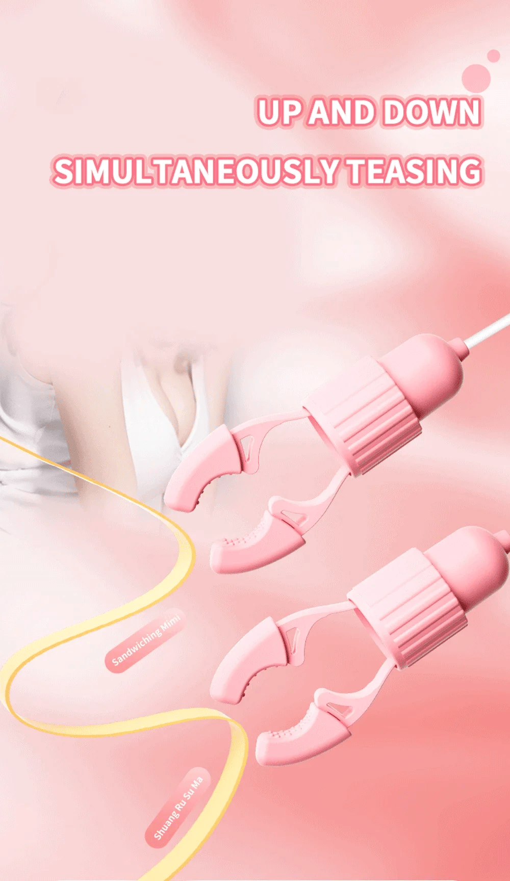 Sensitive Nipple Stimulator with Vibration - Dual-Action Pleasure Device for Women's Intimate Wellness & Massage