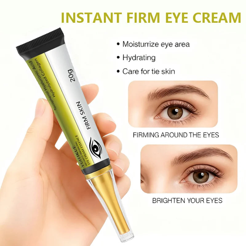 Hyaluronic Acid Eye Cream for Wrinkle Removal and Brightening: Lifts and Firms Skin, Special Eye Care for Women
