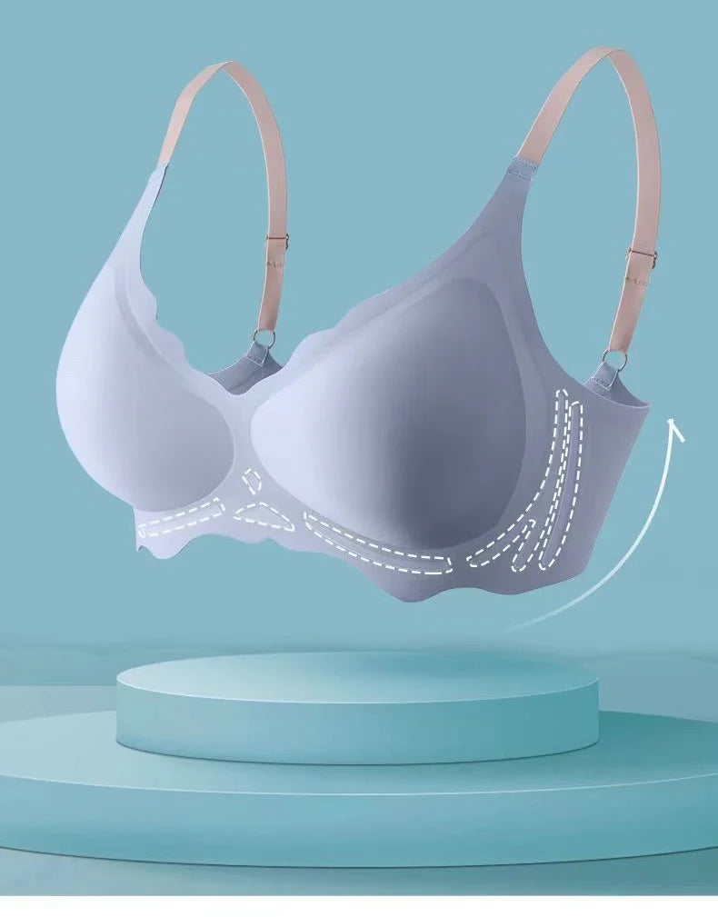 BH Bralette Top Women's Underwear No Steel Ring Pure Desire Comfortable Upper Support Sling Adjustable Beauty Back Bra for women