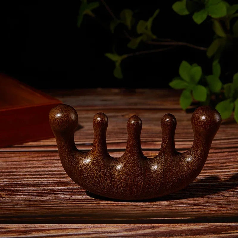 Gua Sha Massage Comb, Head and Face Scalp, Natural Facial Massager, Wide Tooth, Guasha Scraping, Body Massage