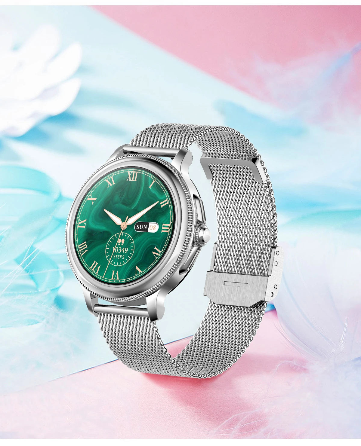 Smart Watch for Women 1.2" Bluetooth Call 100+ Sport Modes Fitness Tracker with Heart Rate/Sleep/SpO2 Monitor IP67 Waterproof
