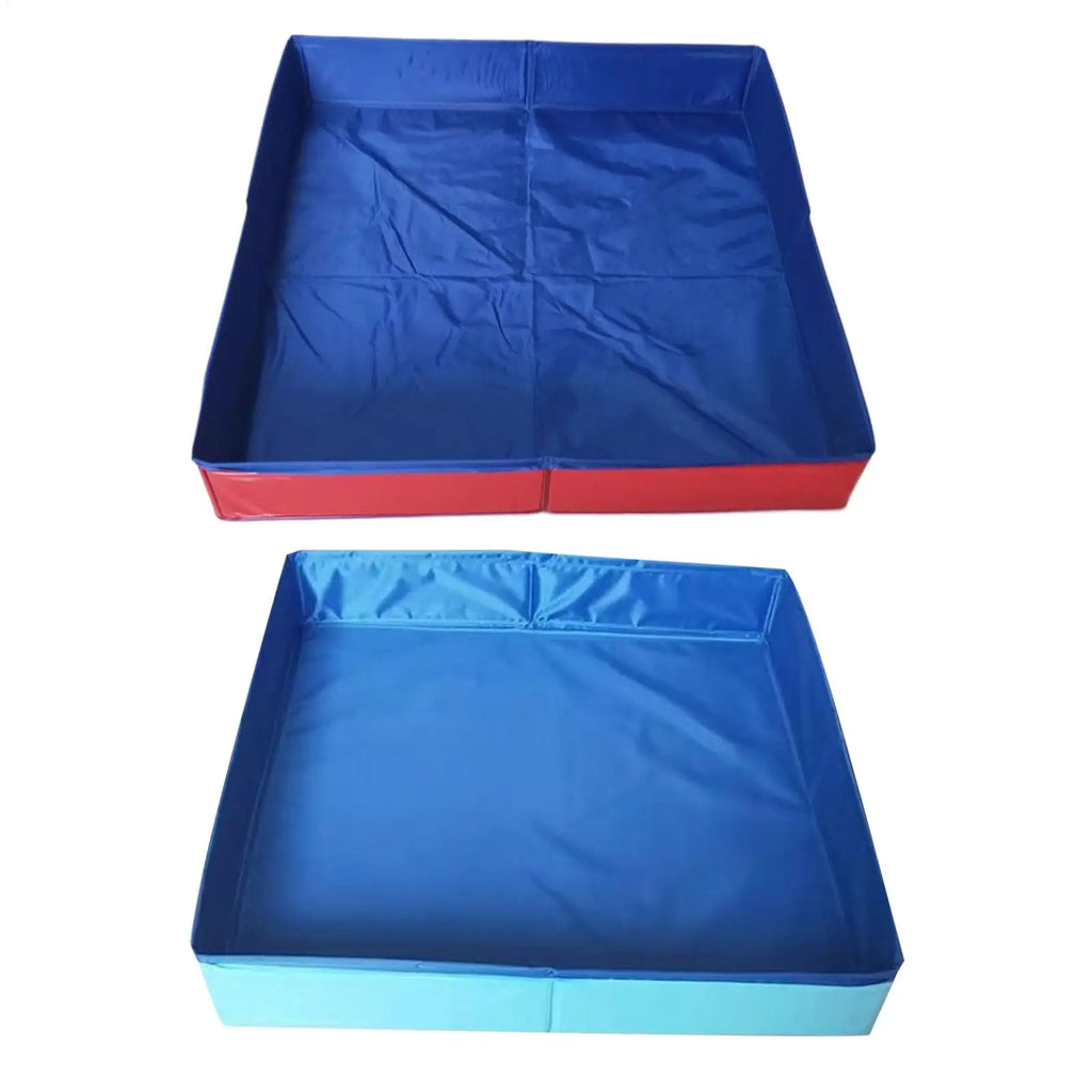 Dog Kids Pool PVC Folding Pet Swimming Pool Non-Inflatable Foldable Wading Pool Anti-Slip For Puppy Cats Other Animals