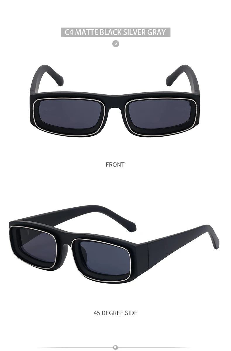 New Sunglasses for Men Women Retro Small Frame Glasses Men's Outdoor Sunscreen Sun Glasses UV400 Summer Fashion Accessories