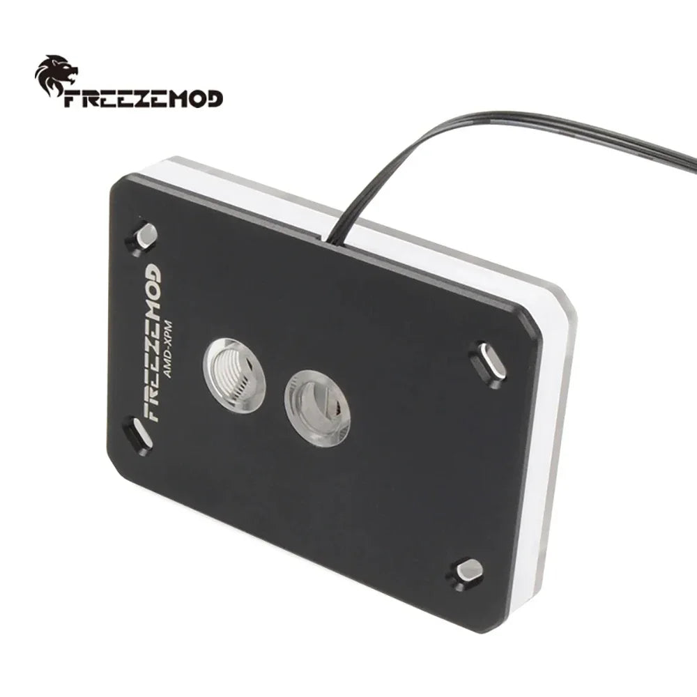 FREEZEMOD CPU Water Block With Thermometer Monitor For AMD AM5 AM4 AM3 AM2 CPU Water Cooler 5V ARGB AURA SYNC