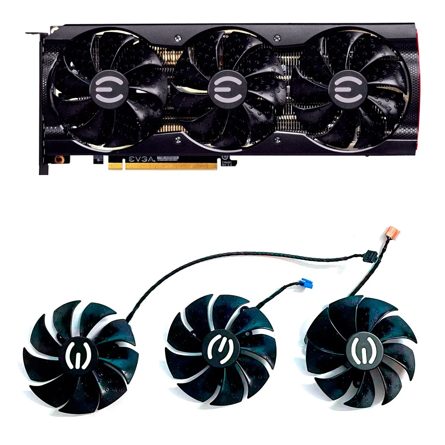 87MM PLD09220S12H 12V 0.50A 4Pin graphics card fan for EVGA RTX 3070 3080 Ti 3090 FTW3 ULTRA GAMING GPU Cooler