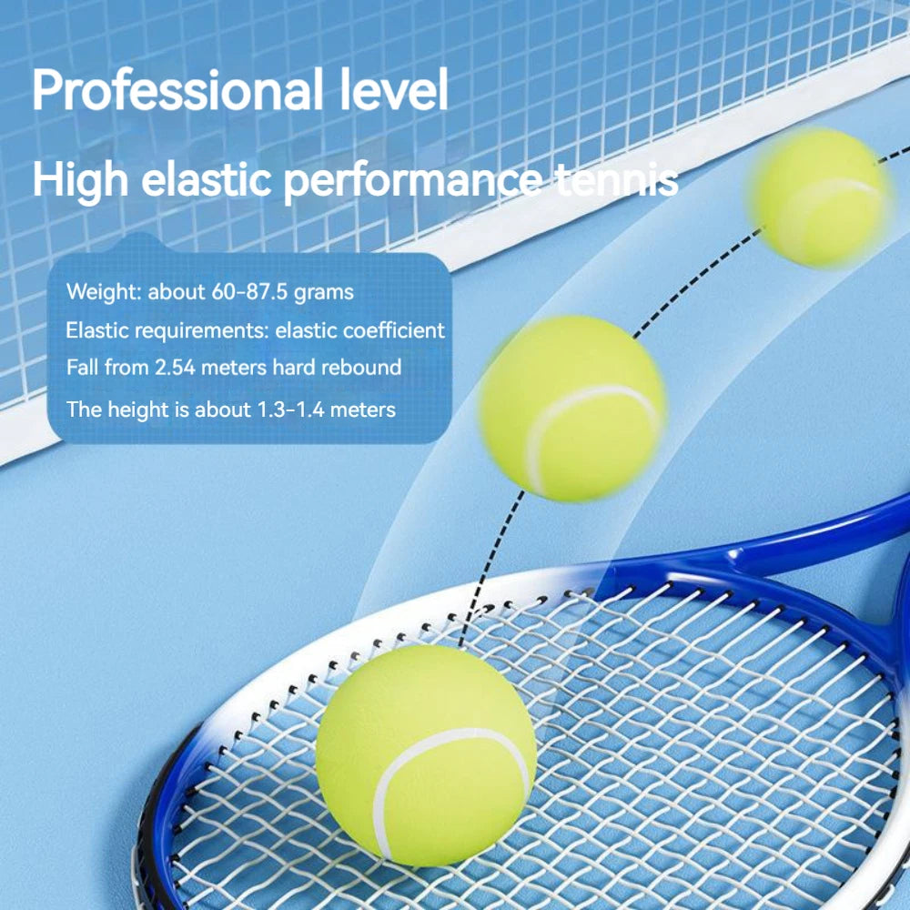 Beach Tennis Racket 2Pcs Kids Outdoor Sports Racquet Set Children's Beginners Serve Rebound Training Tennis Racket Set