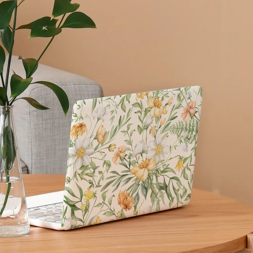 DIY 16inch Laptop Stickers Skins A+C Cover Decorative Notebook Computer Cover Skin PVC for Macbook/HP/Dell/Lenovo/Acer