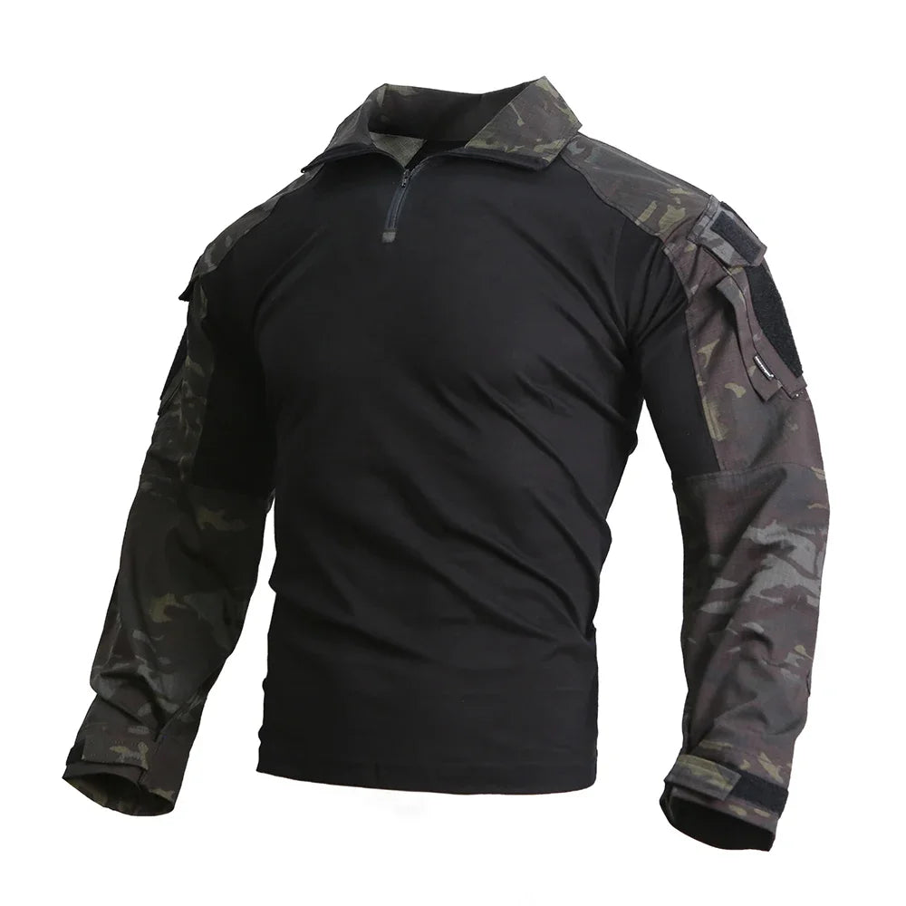 Emersongear G3 Combat Uniform Sets 2017 Mens Tactical Suits Outdoor Hunting Training Shirt Pants Tops Duty Cargo Trousers MCBK