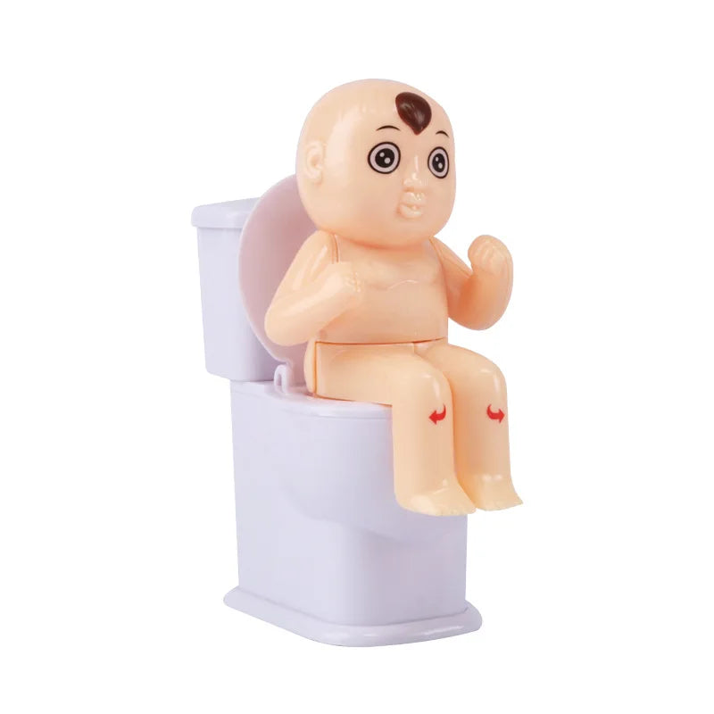 Adult Stress Reliever New Trick Water Spraying Toilet Toy Funny Water Jetting Toilet Doll for Children Play Game Prank Joke Gift