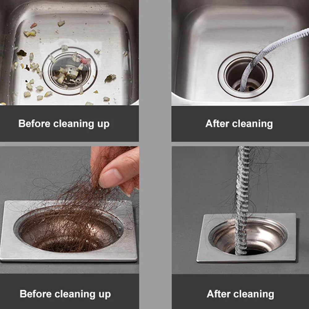 Flexible Long Pipeline Cleaning Brush Multipurpose Washing Machine Dryer Lint Remover Kitchen Sewer Dust Cleaner Brushes Tools