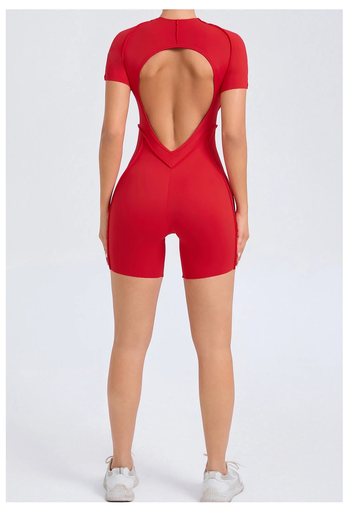 Short Jumpsuit Gym Clothes For Women Sportswear Fitness Overalls Backless Scrunch Booty Yoga Suit Sports Set Outfit