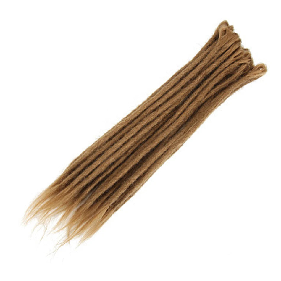 Synthetic Handmade Dreadlocks Crochet Braids Hair Extensions For Black Women Colored Dreadlocks Hair  Faux Locs braiding Hair