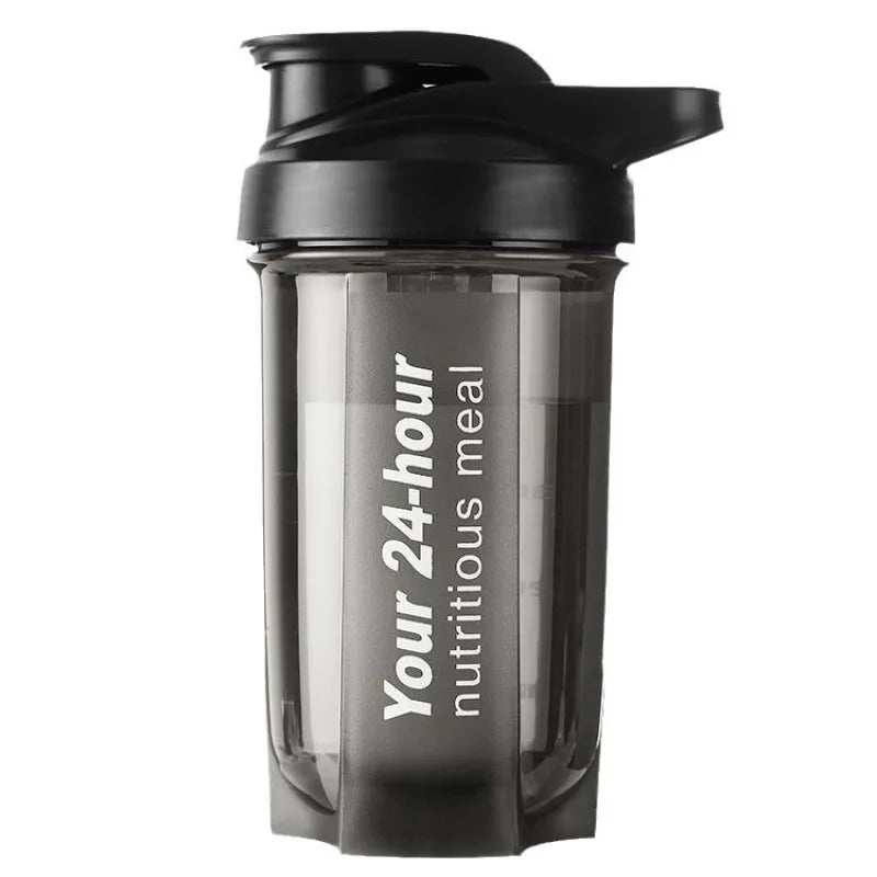 1PC 500ml Protein Powder Shaking Cup Portable Sport Shaker Bottle Fitness Gym Shaker Whey Protein Powder Mixing Bottle