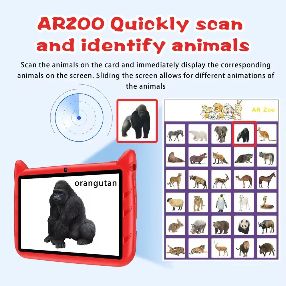 7 Inch Kids Tablet Education Tablet for Children with high quality