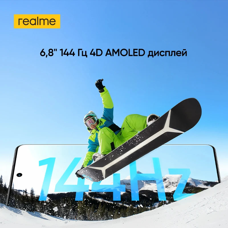 [New Launch] realme P4 Power 5G Smartphone 10001mAh Battery 80W Charge Dimensity 7400 Ultra Chipset 6.8" 144Hz Curved Display