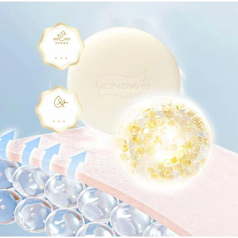 Pure Plant Extract Handmade Soap Heritage Dual-sided Lanolin Perfume Soap,rich And Soft Foam Face Body Moisturizing Exfoliating