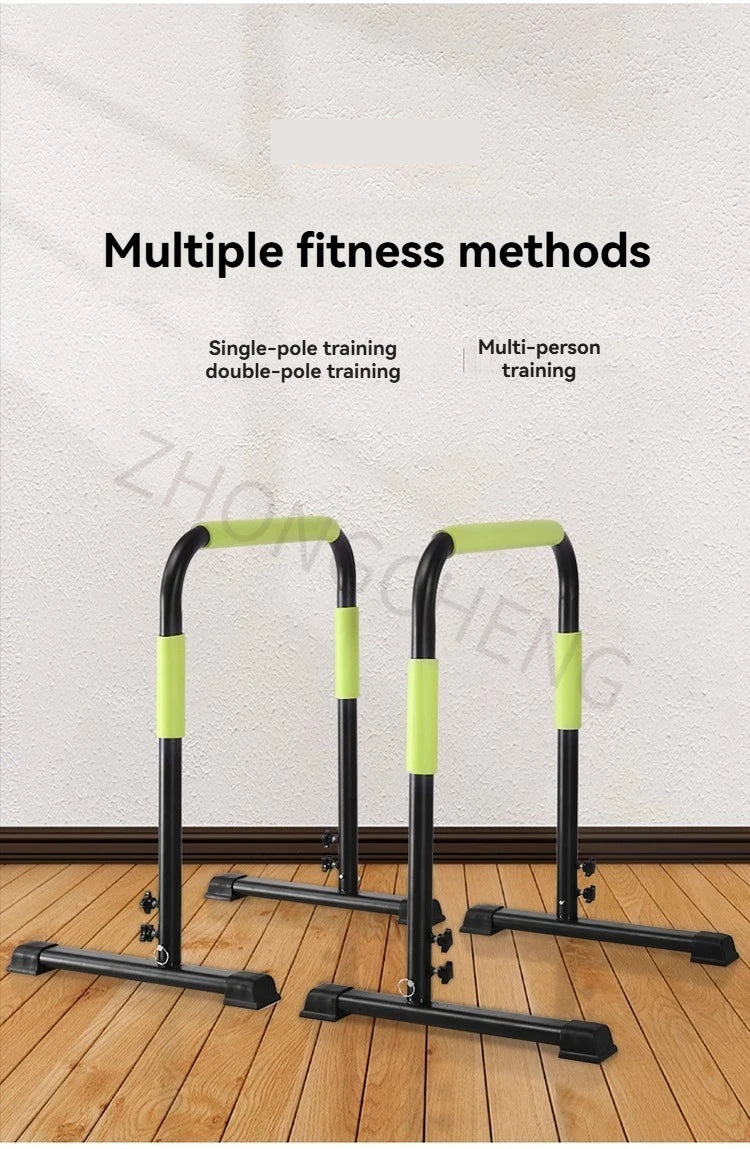 Split Parallel Bars Indoor Household Single Parallel Bars Arm Flexion and Extension Pull-ups with Adjustable Upward Height