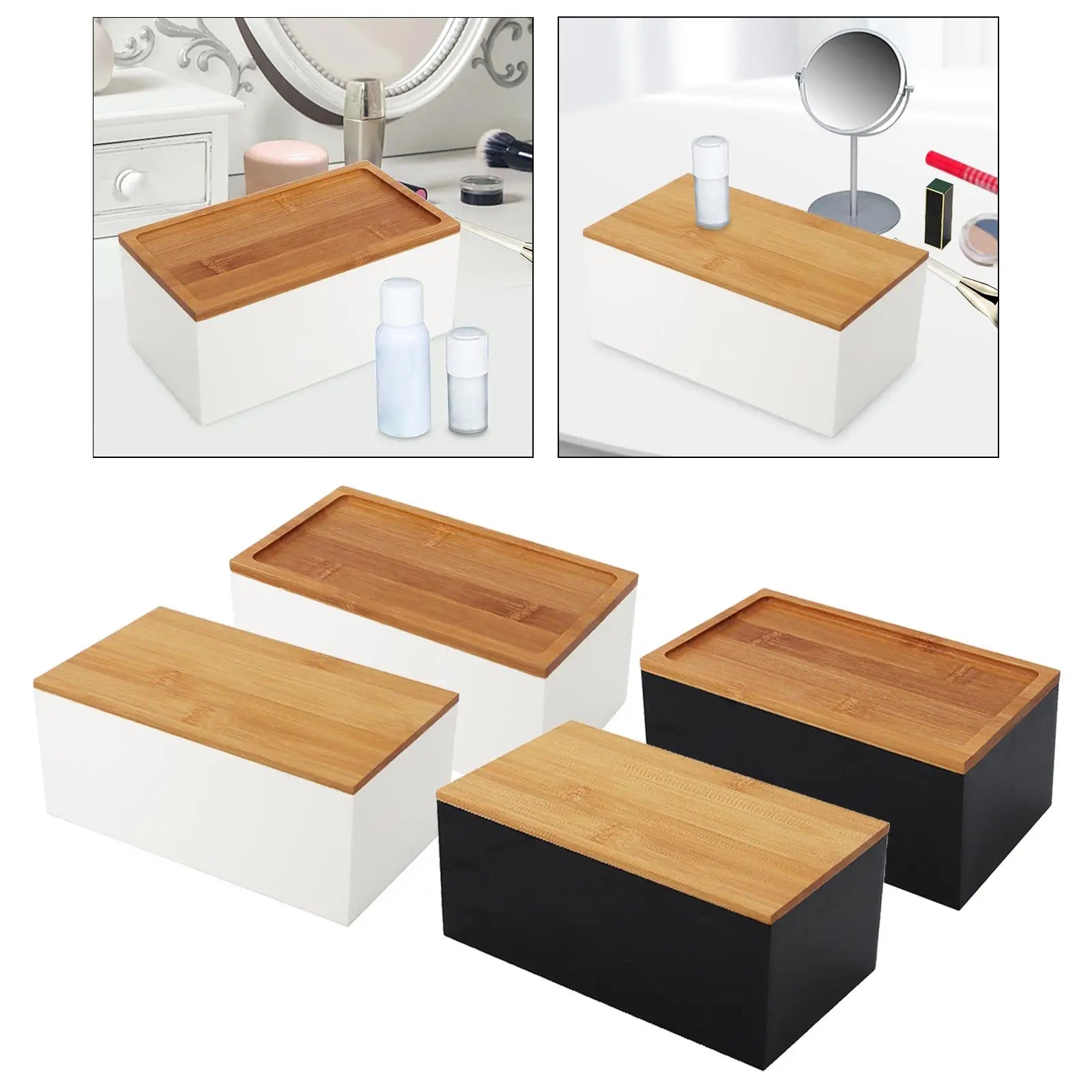 Bathroom Organizer Case Lipstick Organizer Portable Durable Desk Organizer for Bathroom Drawer Bedroom Desktop Countertop