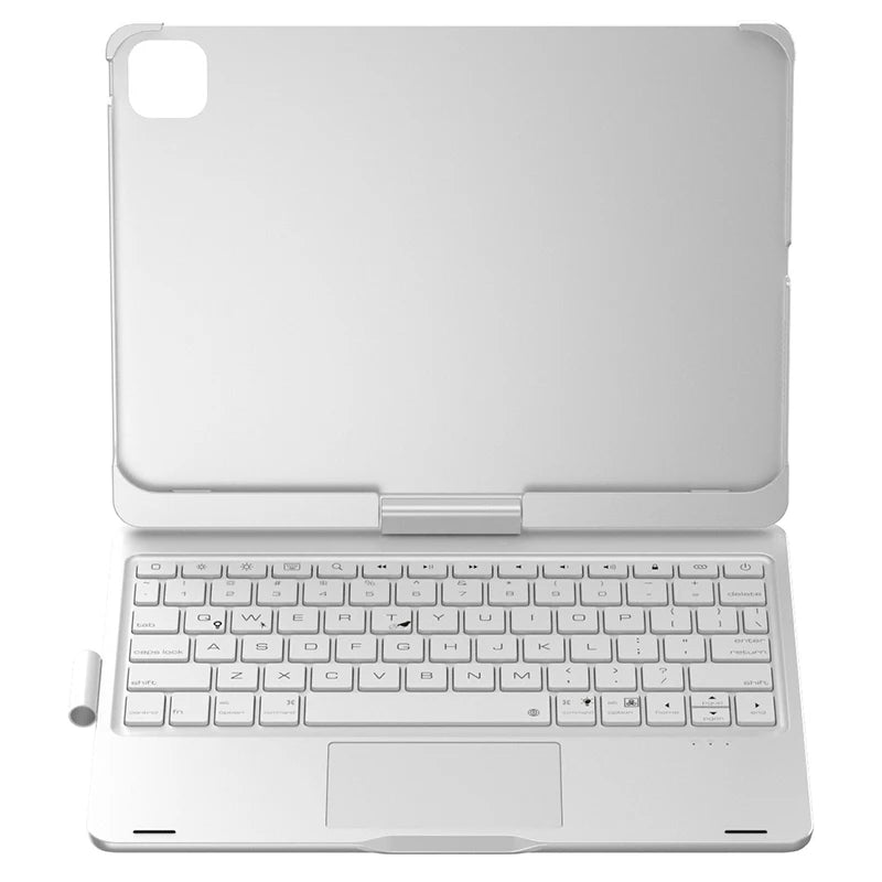 Bluetooth Magic Keyboard Case For iPad Pro 11 2024 M4 2025 M5 Tablet Case Touchpad Russian Arabic Hebrew Spanish French Keyboard