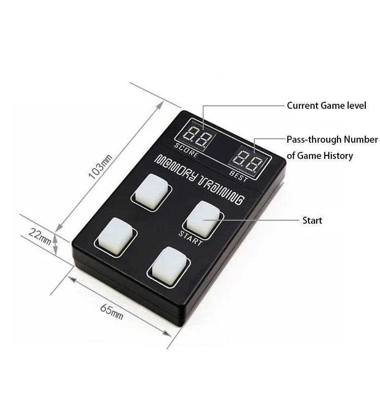 Funny Memory Game Console LED E-learning Training Competition production parts Diy Electronic Kit Module Board