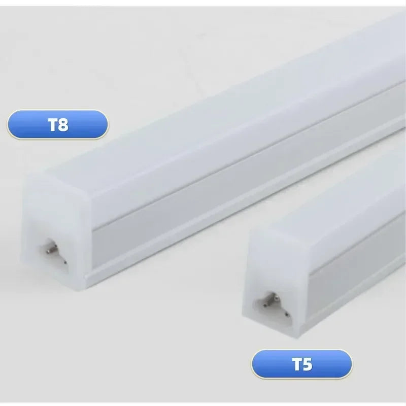 2x T5 T8 fluorescent lamp LED lamp 30cm 60cm 1.2m 0.9m 6w 10W cold white light 110V 220V LED lamp integration, kitchen lighting
