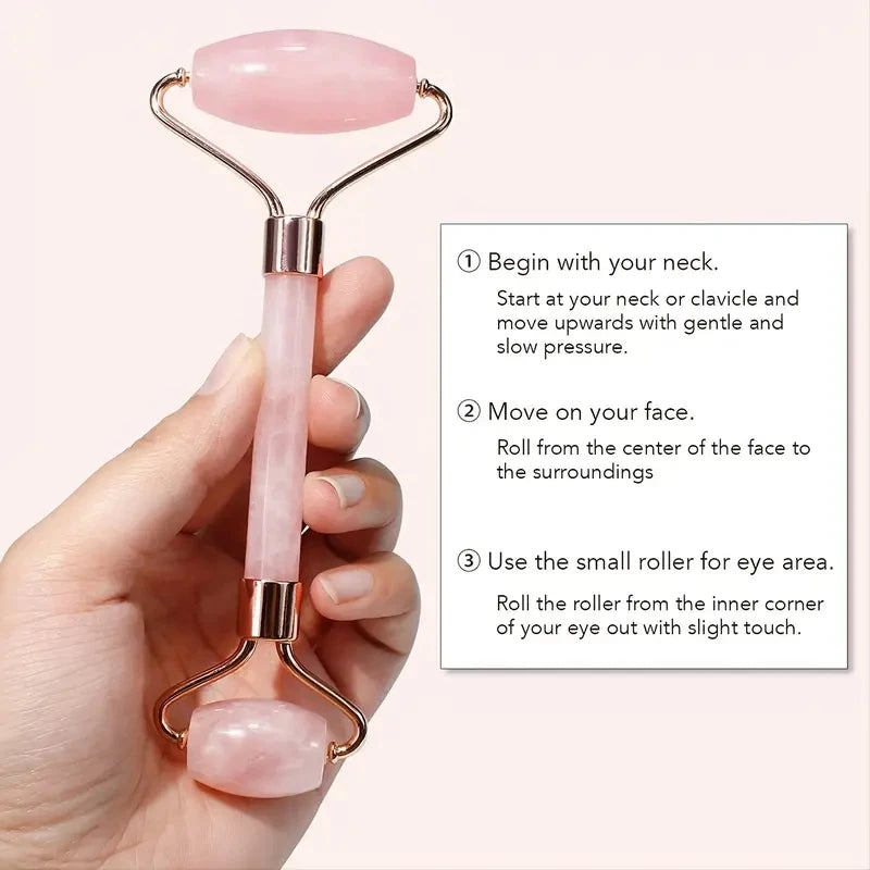 Natural Stone GuaSha Jade Scraper Facial Beauty Scraping Massage Tools Firm Skin Care Face Gua Sha SPA Physical Therapy Roller
