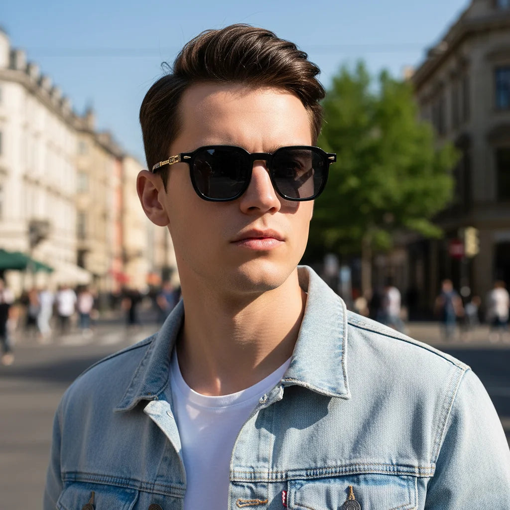New Retro Sunglasses With Uv Protection Frame Sunglasses For Sun Protection Eyewear9042