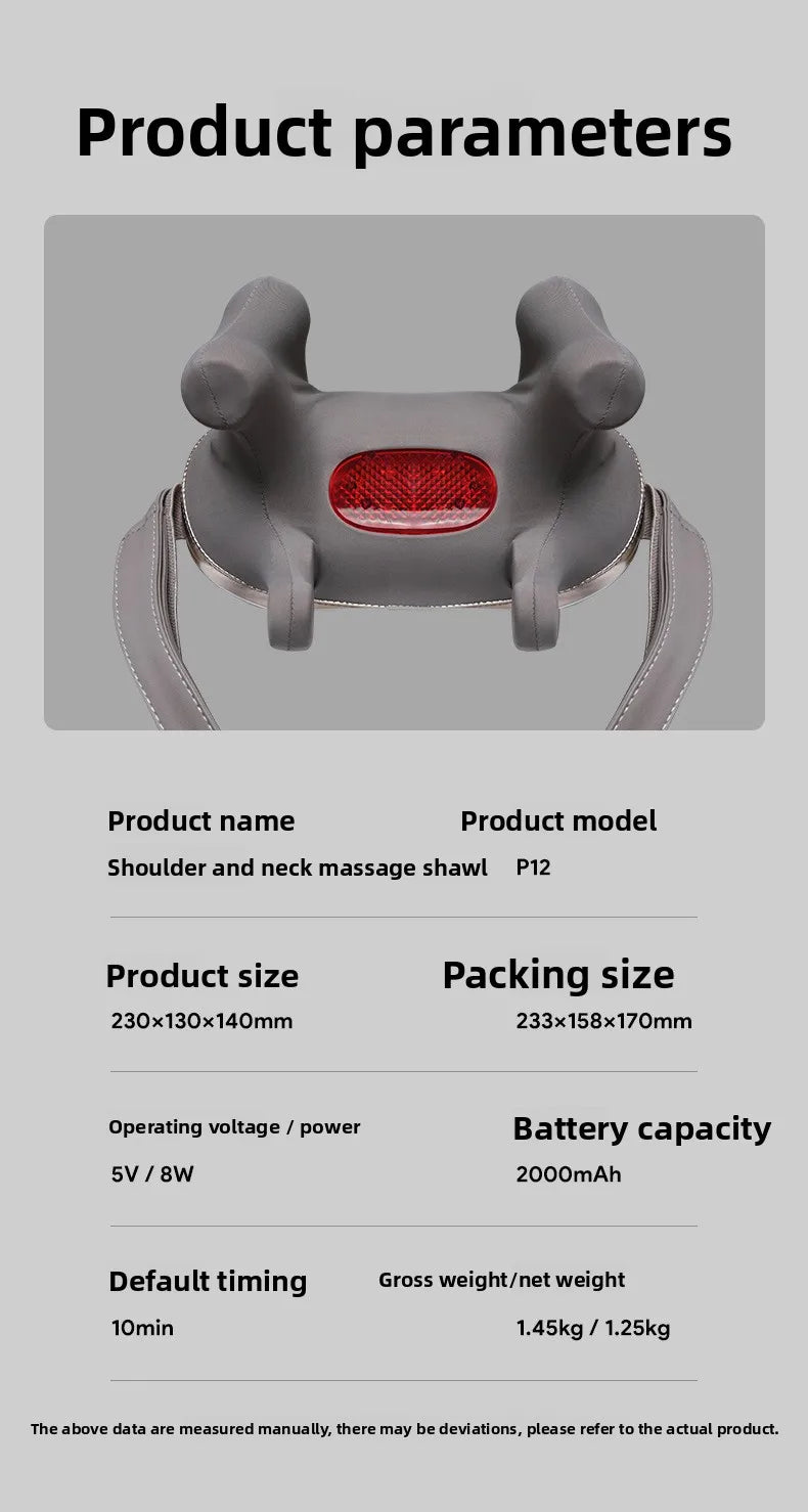 New Cervical Massager Back Waist trapezius Shoulder Neck Kneading Body Multifunctional Artifact Massager 2025