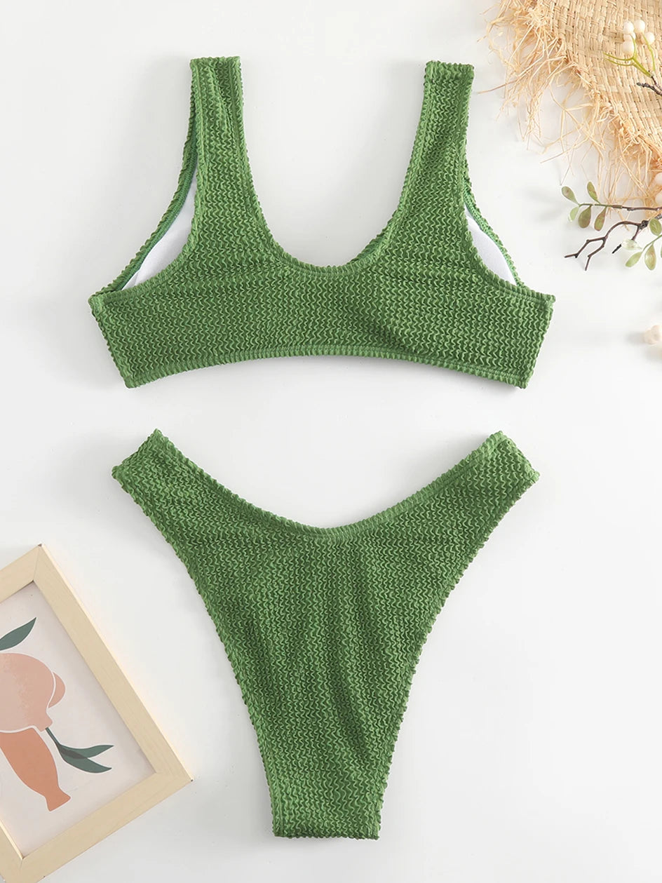 Sexy Bikini 2026 Women Swimsuit Female Swimwear Push Up Thong Bikinis Set Brazilian Woman Bathing Suit Swimming for Beach Wear