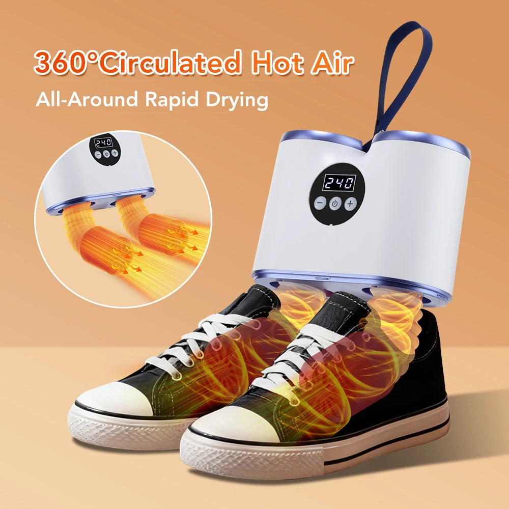Portable Dryer Folding Drying Clothes Rack Heat By Shoe Drying Machine for Home Fast Drying Foot Dryer Machine EU/US Plug