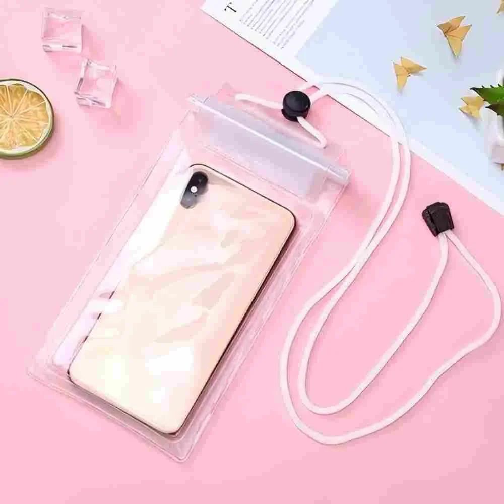 Summer Waterproof Phone Pouch Swimming Beach Dry Bag Phone Case Cover Camping Skiing Holder for iPhone Xiaomi 15 All Cell Phone