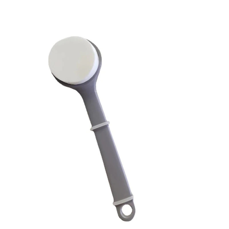 Multi Function Lotion Sunscreen Ointment Applicator Long Handle Body Cleaner Shower Brush Back Massager Beauty Tool