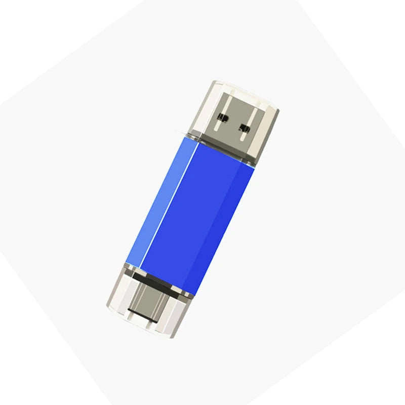 10pcs Type-C 4GB High Speed USB Flash Drive OTG Pen Drive Usb 2.0 Stick 8GB Pendrive Flash Disk for PC/Car/TV USB-C Free Logo