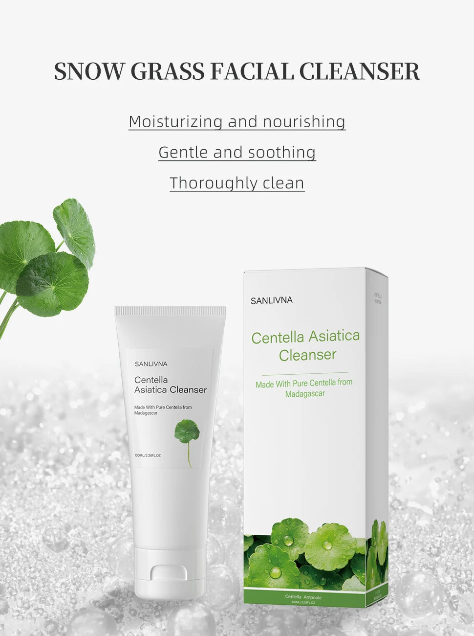 Centella Asiatica Toner Cleanser Moisturizing Repair Essence Moisturizing Facial Treatment Facial Moisturizer Brightening Skin