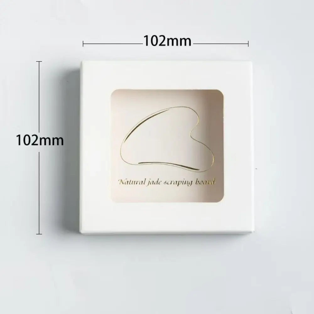 Natural Stone Gua Sha Scrapers (Rose Quartz/Amethyst/Jade) - Face Neck Back Body Massage Tools
