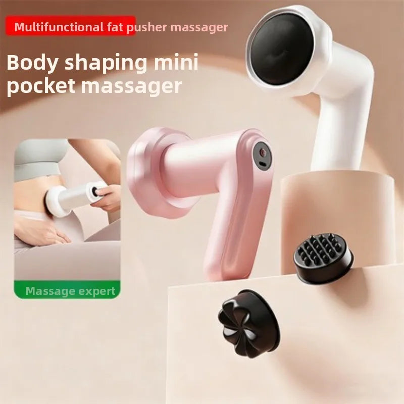 New Handheld Full Body Massager Electric Massage Stick Dual-Use for Waist & Neck Fascia Gun Body Sculpting Fat Blaster