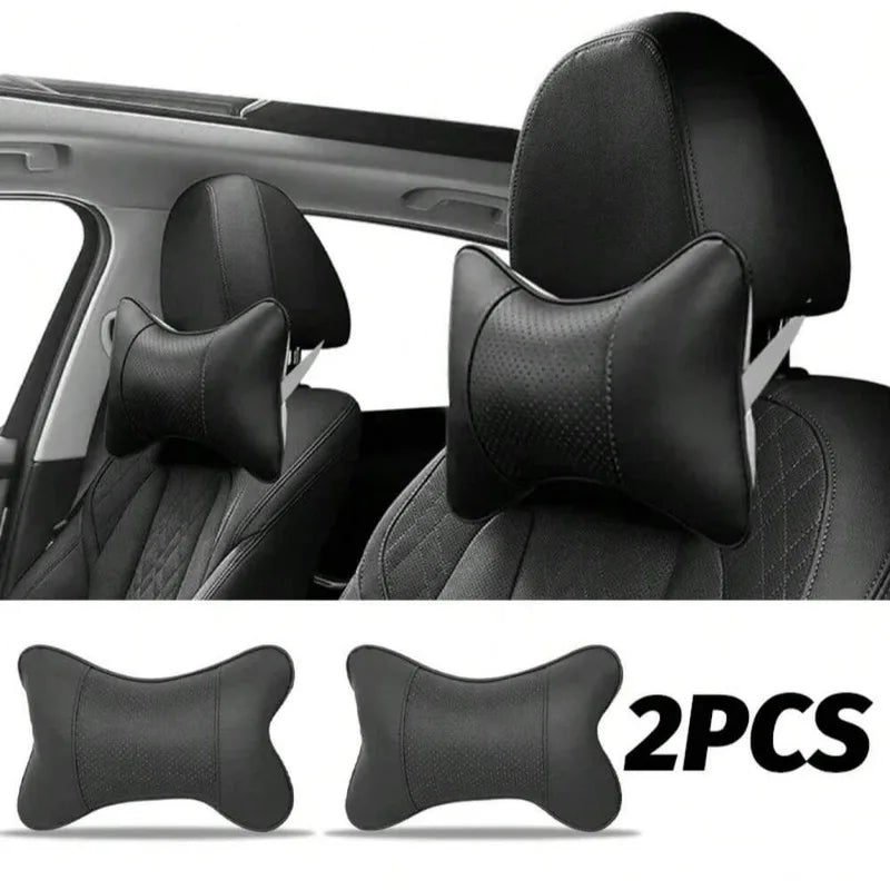 Auto Safety Car Seat Headrest with Breathable Mesh Relax Pillow Head And Neck Rest Cushion Auto Protector