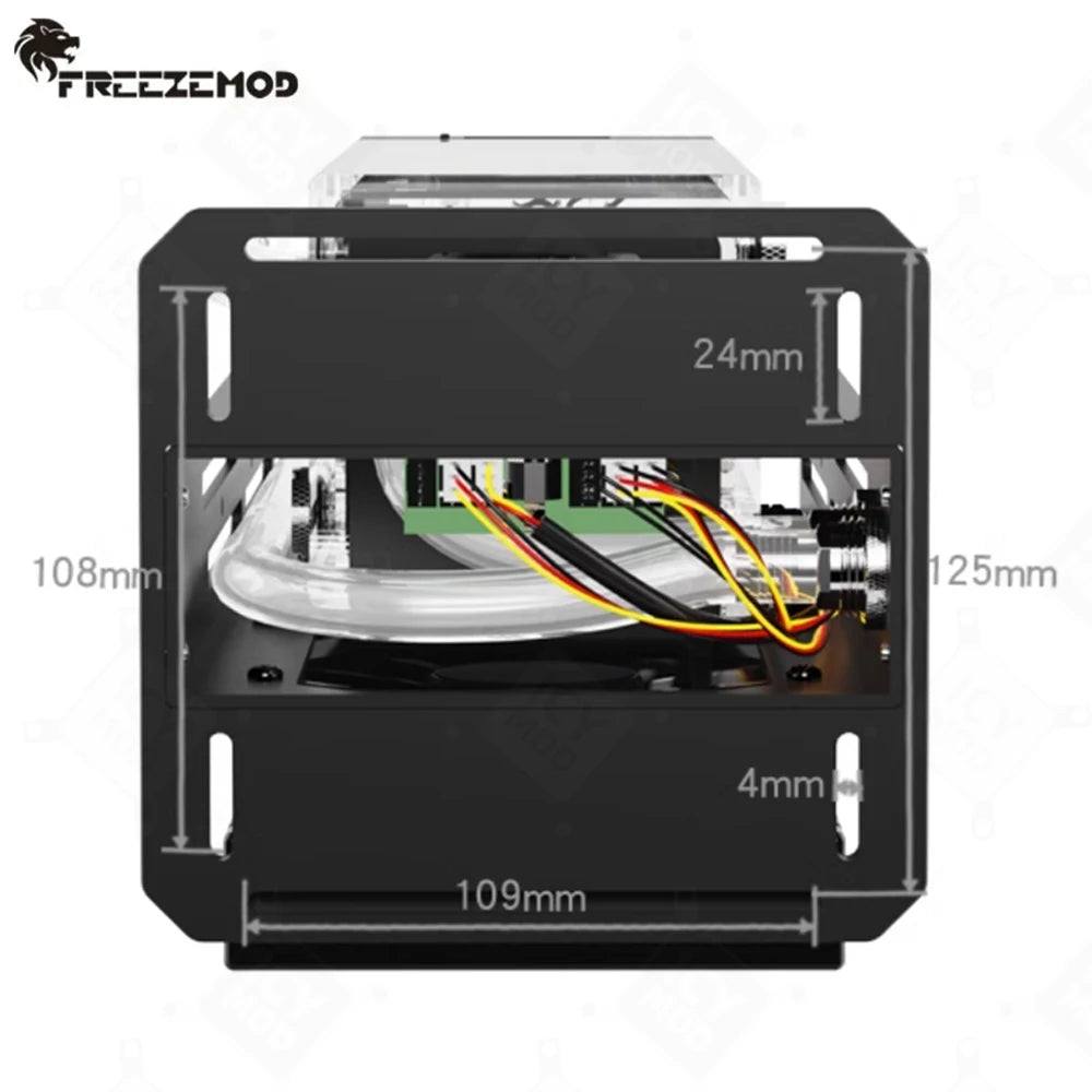 AIO with Alarm Water-cooled Module FREEZEMOD Water DC Pump 7/9 Meter Lift and Water Tank Integrated 12/24V SLMZ-LS-360S