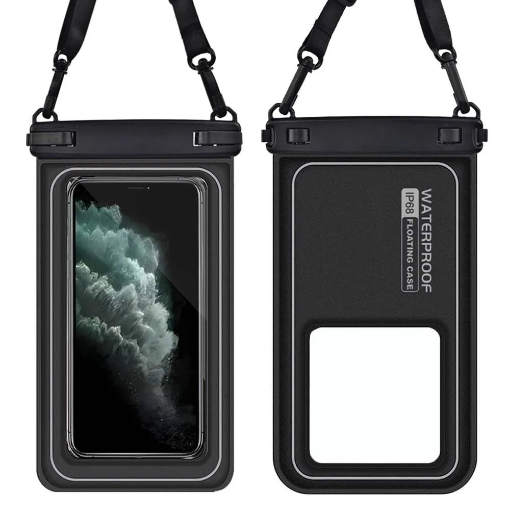 Touch Screen Waterproof Phone Bag Transparent PVC Mobile Phone Waterproof Bag Underwater Dry Universal
