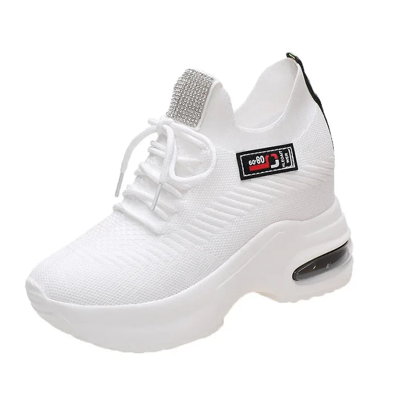 women chunky sneakers white shoes platform sneakers breathable running shoes women sports shoes Zapatillas Deportivas Mujer2023